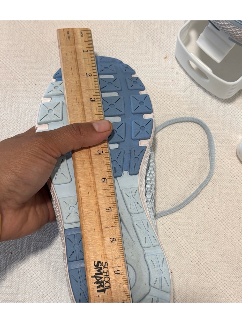 🩵Under Armour Women's Pale Blue Knit Training Sneakers - Picture 6 of 6